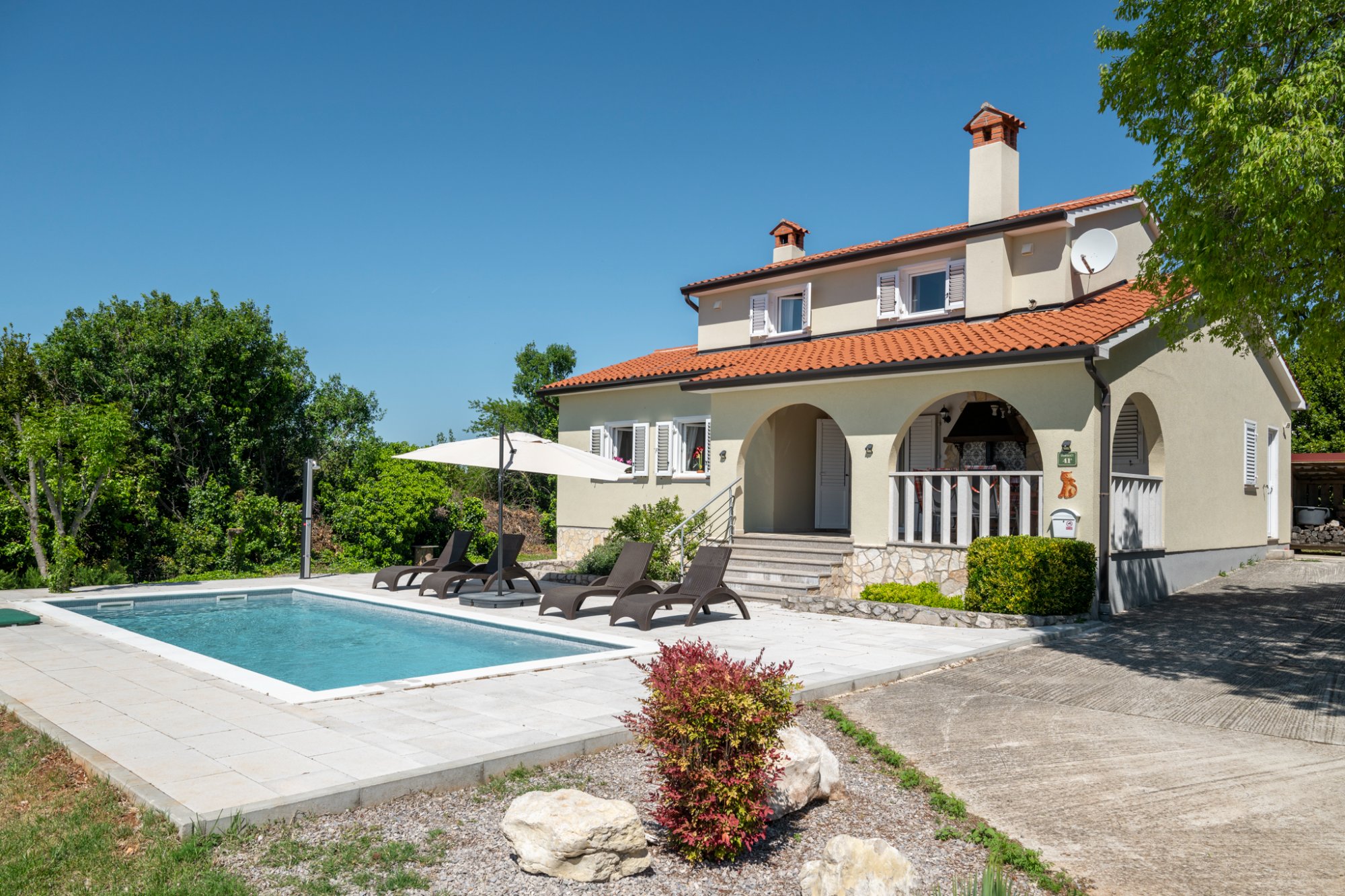 Holiday Home Serena Sv Lovrec Labinski Istria with private pool